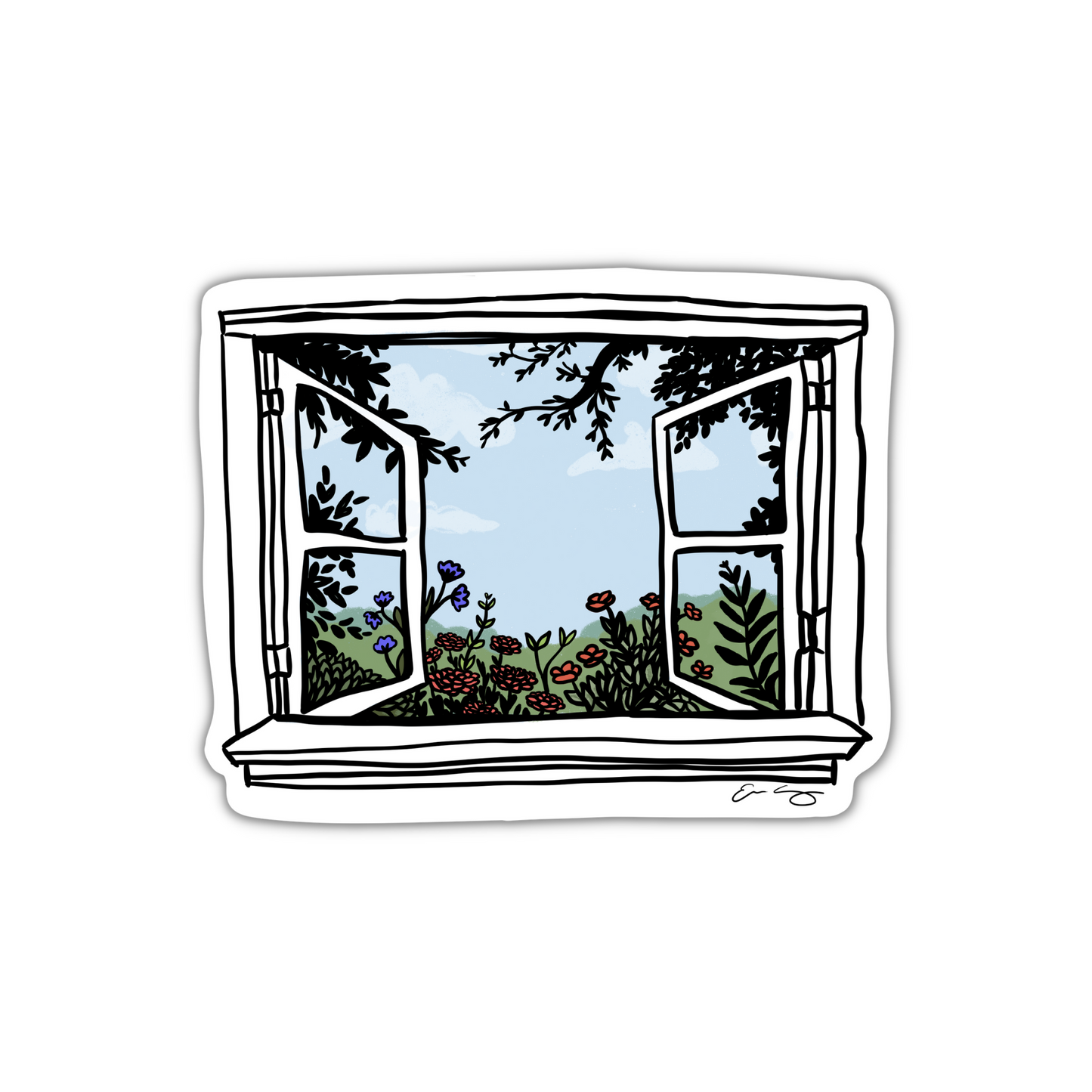 Window Die-Cut Sticker