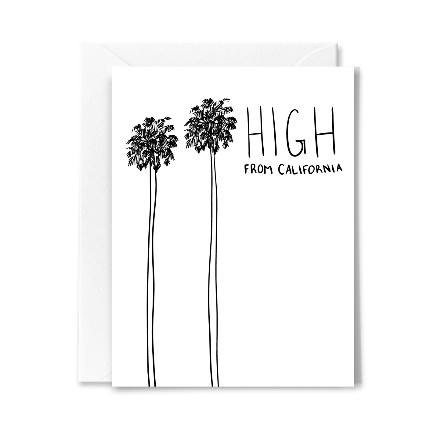 High From California Card