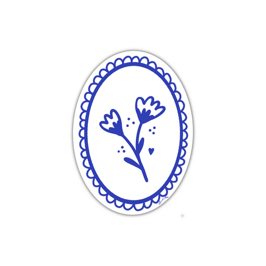 Little Flowers Die-Cut Sticker