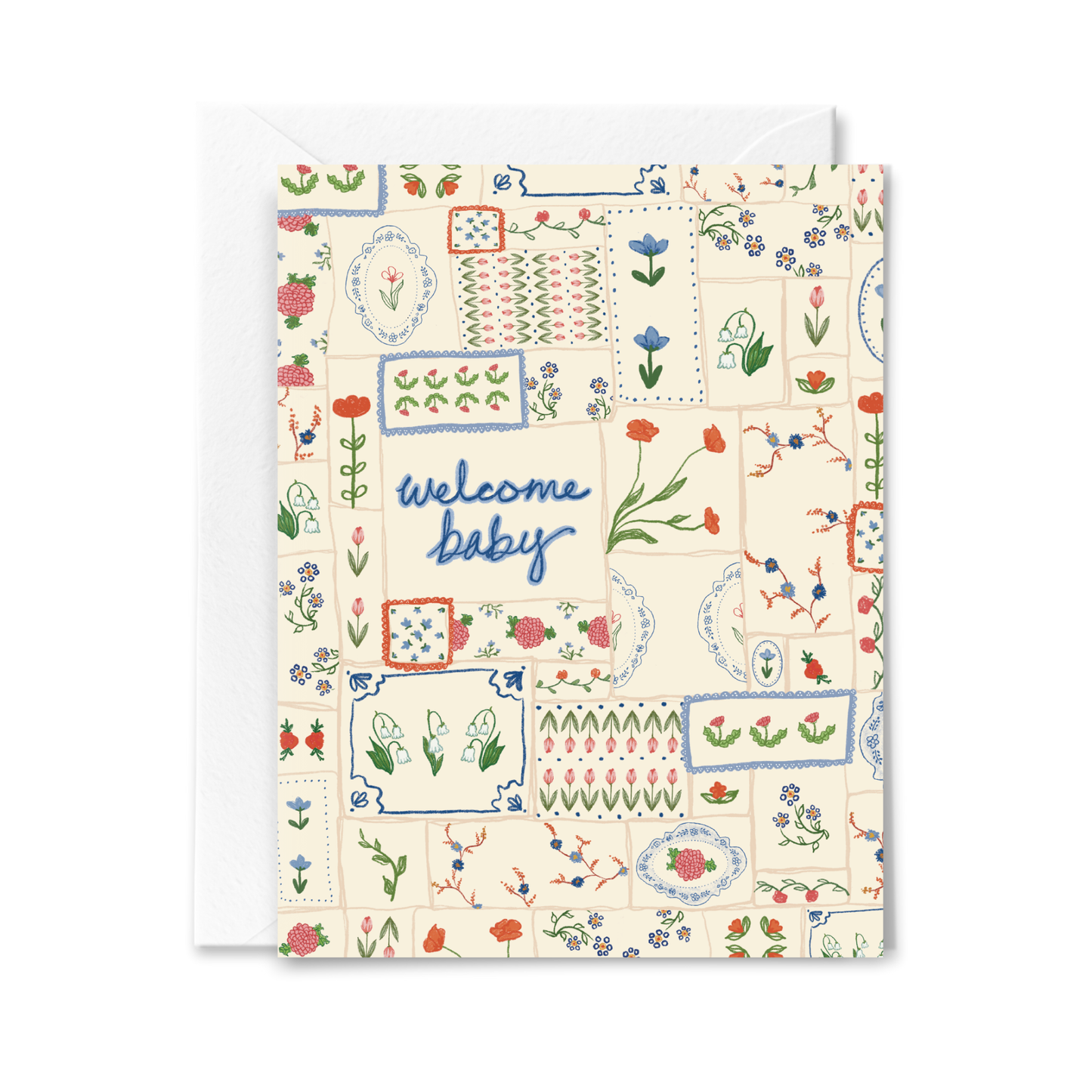 Welcome Baby Quilt Card