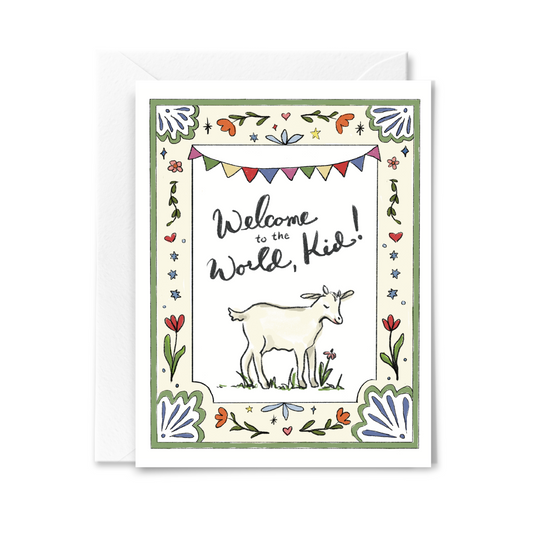 Welcome Kid Baby Card