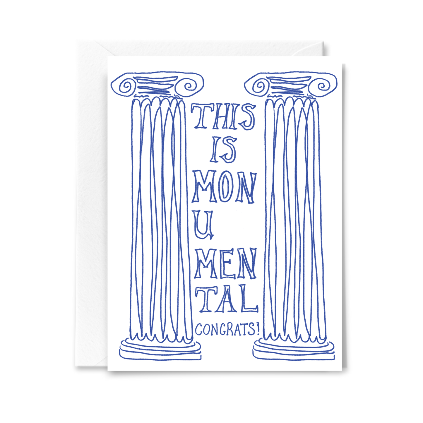 Monumental Congrats Card