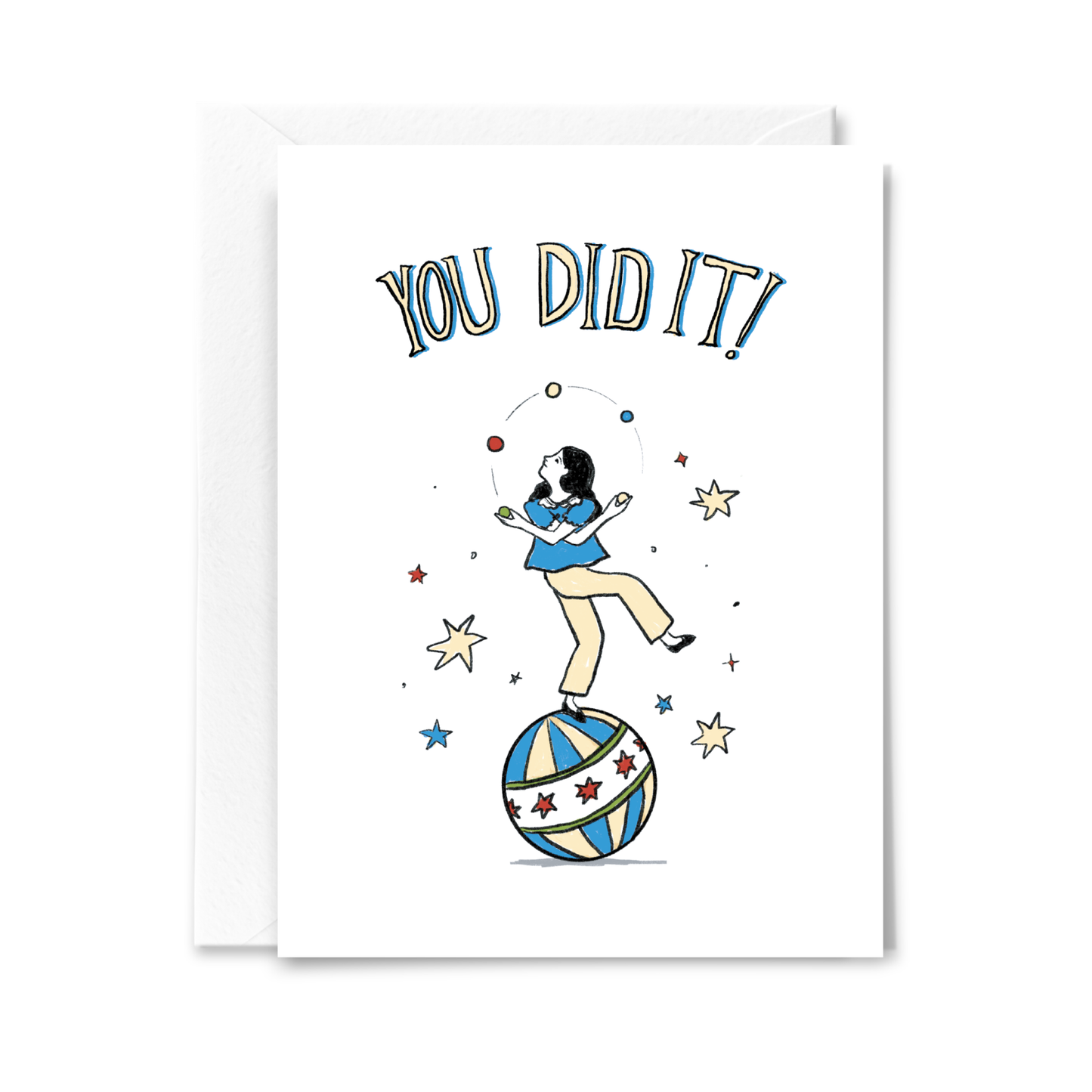 You Did It Juggler Card