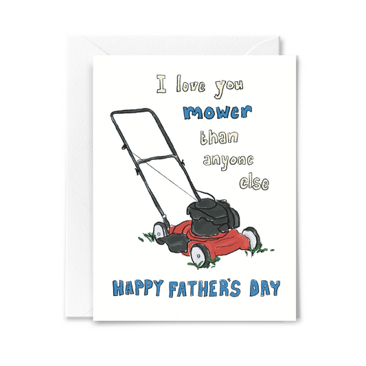 Love You Mower Father's Day Card