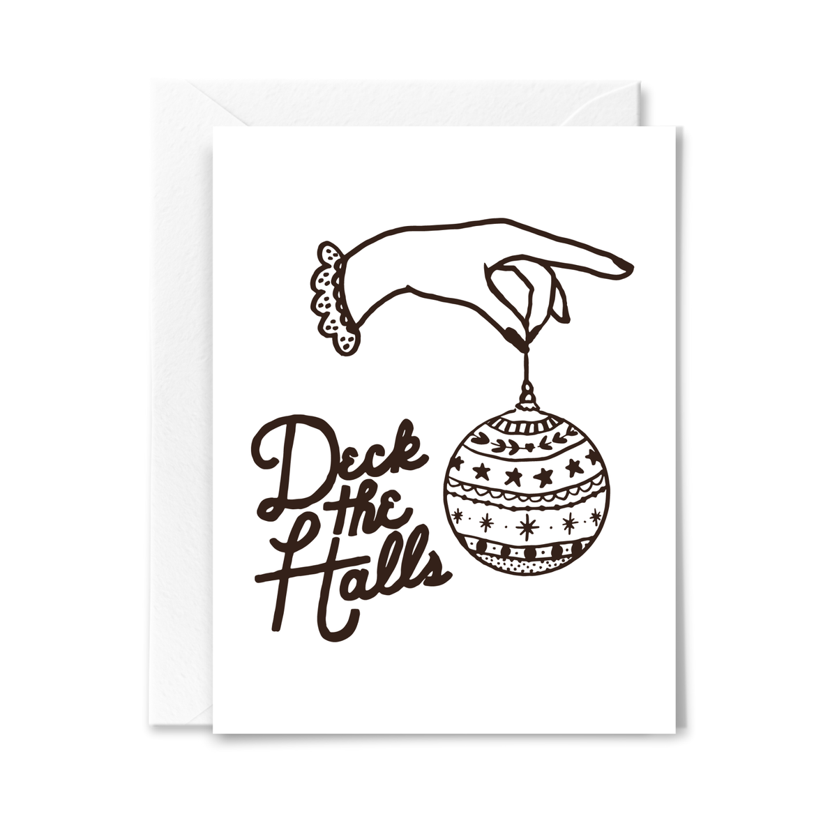 Deck the Halls Card
