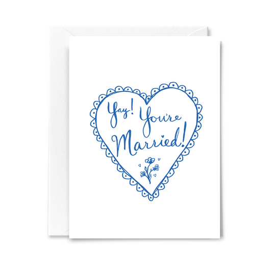 Yay You're Married Card