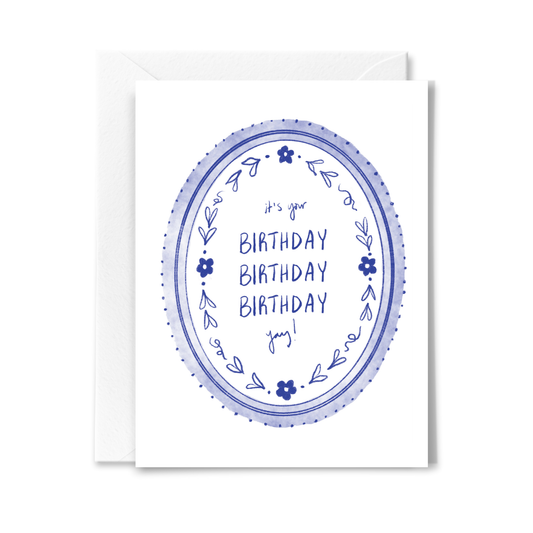 Birthday Birthday Birthday Card