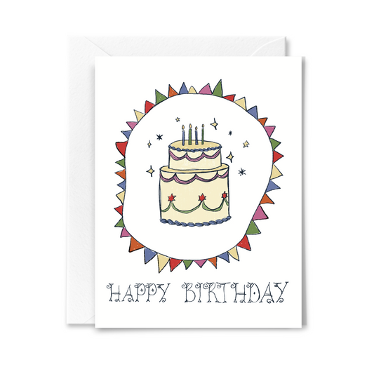 Pennant Banner Birthday Card