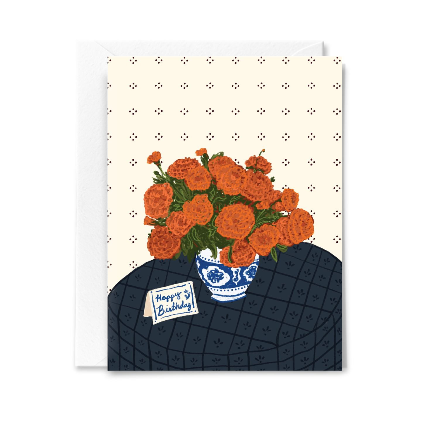 Marigolds Birthday Card