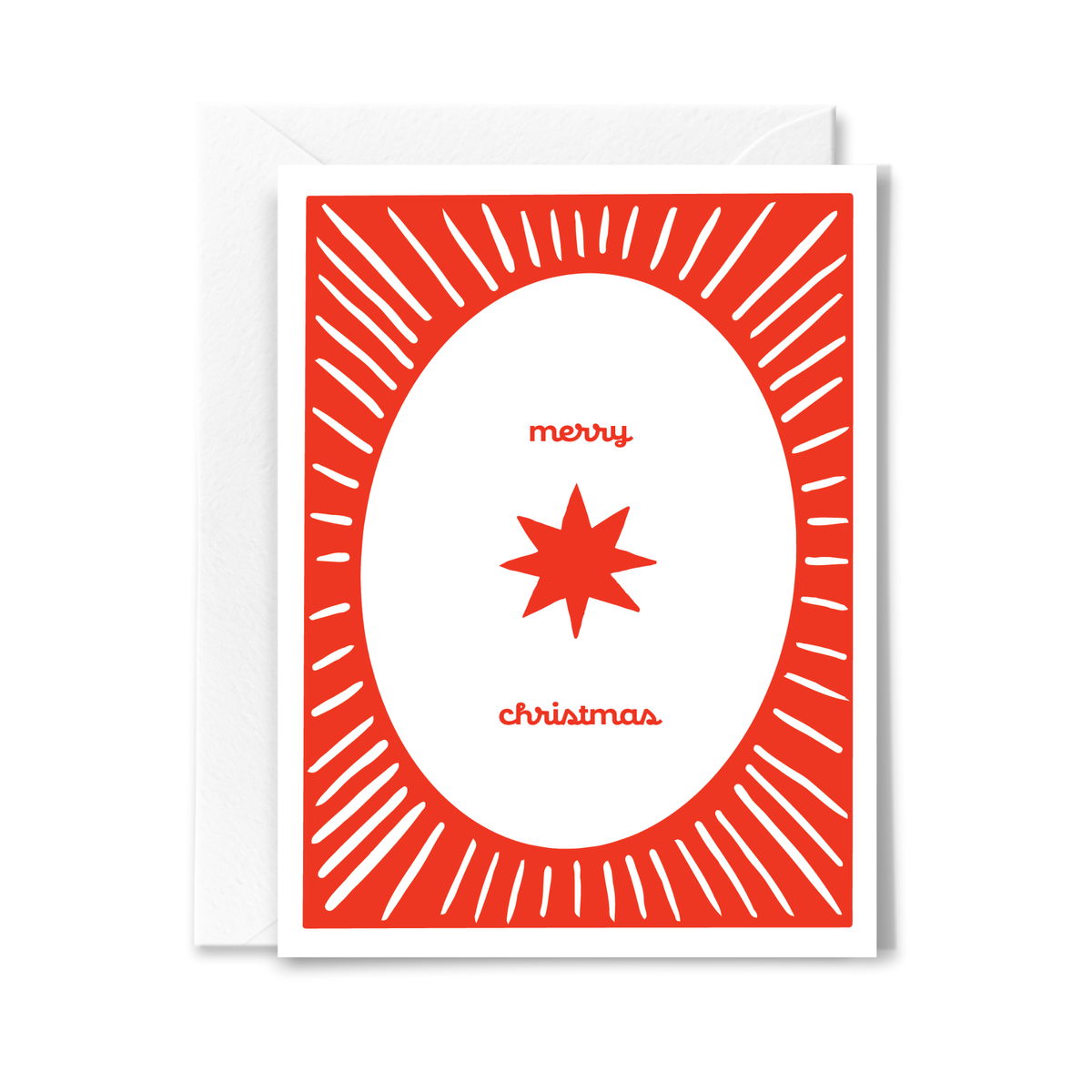 Merry Christmas Star Card