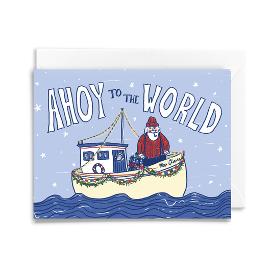 Ahoy To The World Card