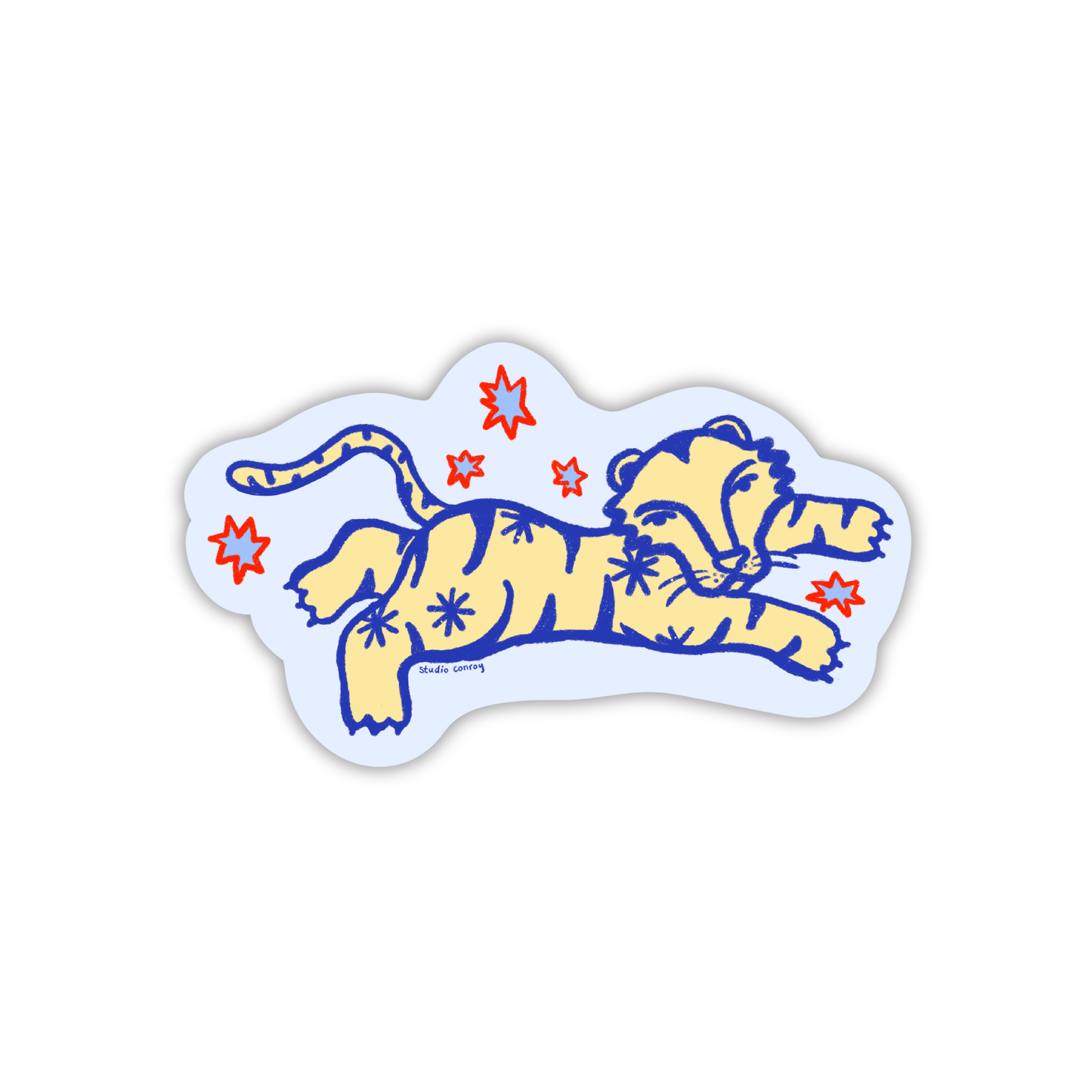 Tiger Die-Cut Sticker