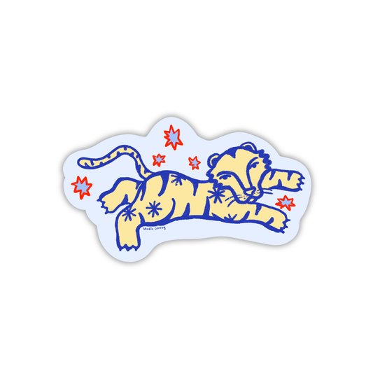 Tiger Die-Cut Sticker