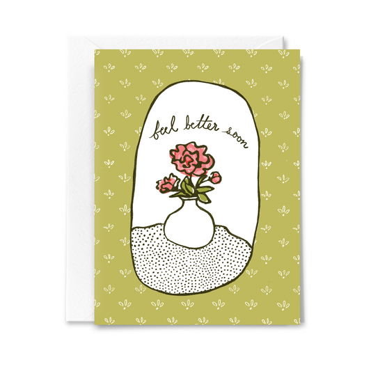 Feel Better Flowers Card