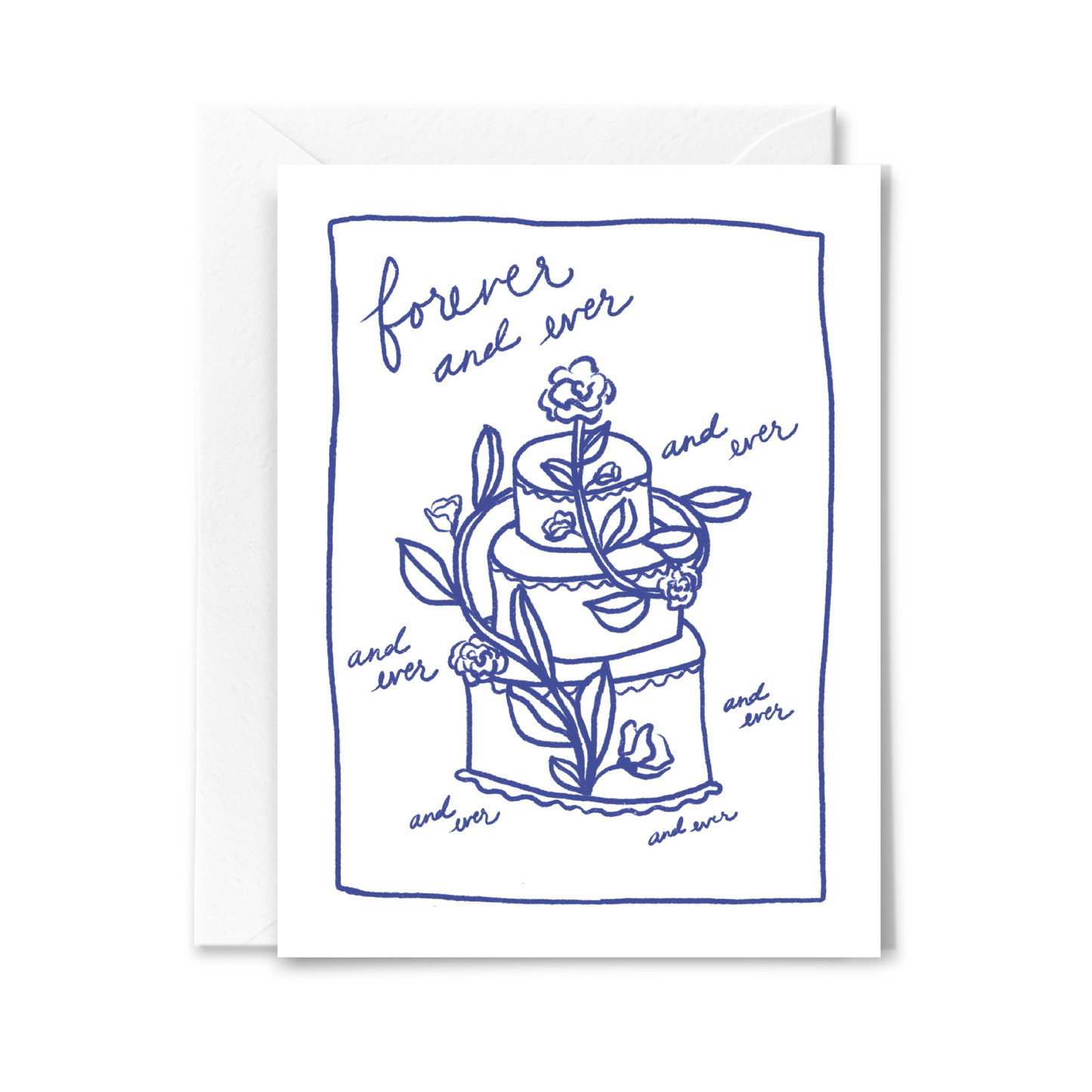 Forever and Ever Cake Card